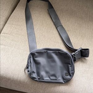 Lululemon Athletica Black Crossbody Travel Bag